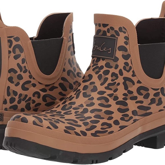 NWB Joules Leopard Rain Boot - Picture 2 of 2